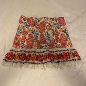 Farm Rio Spring Bananas Mini Skirt💛